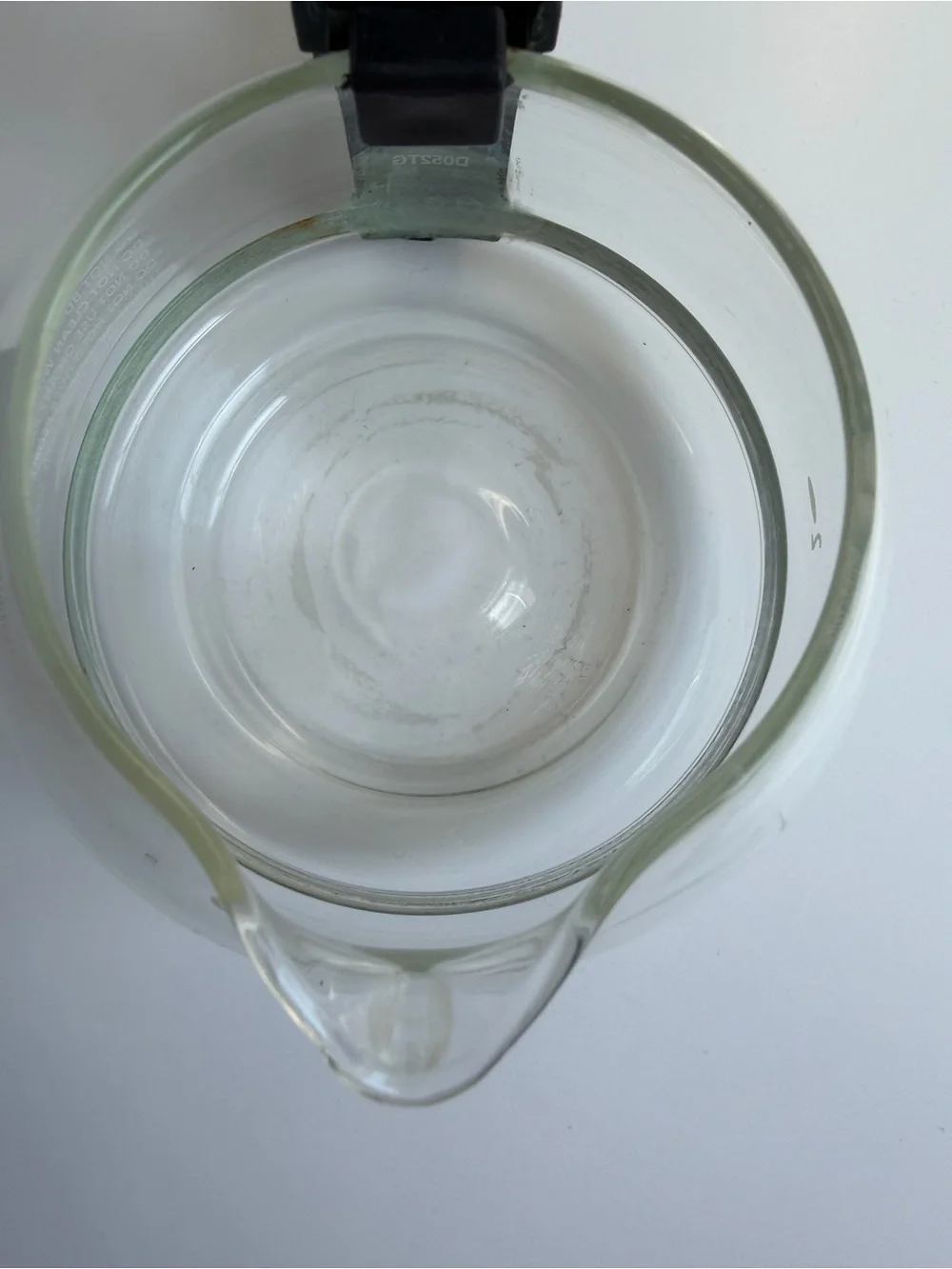 Mr Coffee 4-5 Cup Glass Replacement Carafe Black Handle Coffee Pot Clear